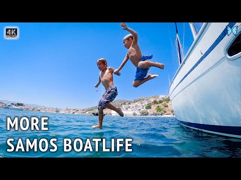 OUR 5yr OLD LIVEABOARD SON SWIMS TO SHORE 😱😱 (proud parent moment) - S2•Ep16