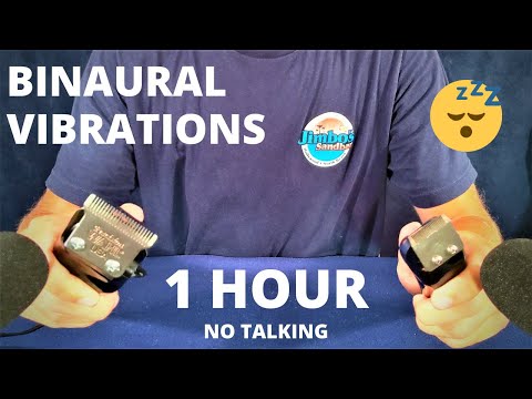 asmr BINAURAL VIBRATIONS 1 HOUR (no talking)