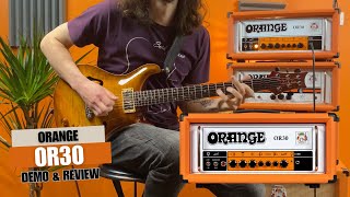 Video thumbnail for Orange OR30 -  30watt Guitar Amp Head (Full Demo & Review) by Danny Beardsley