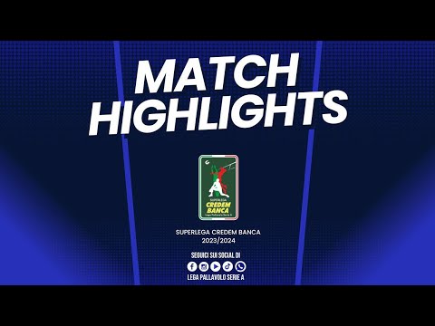 Valsa Group Modena vs. Sir Safety Susa Perugia - Superlega Credem Banca VBTV Match Highlights