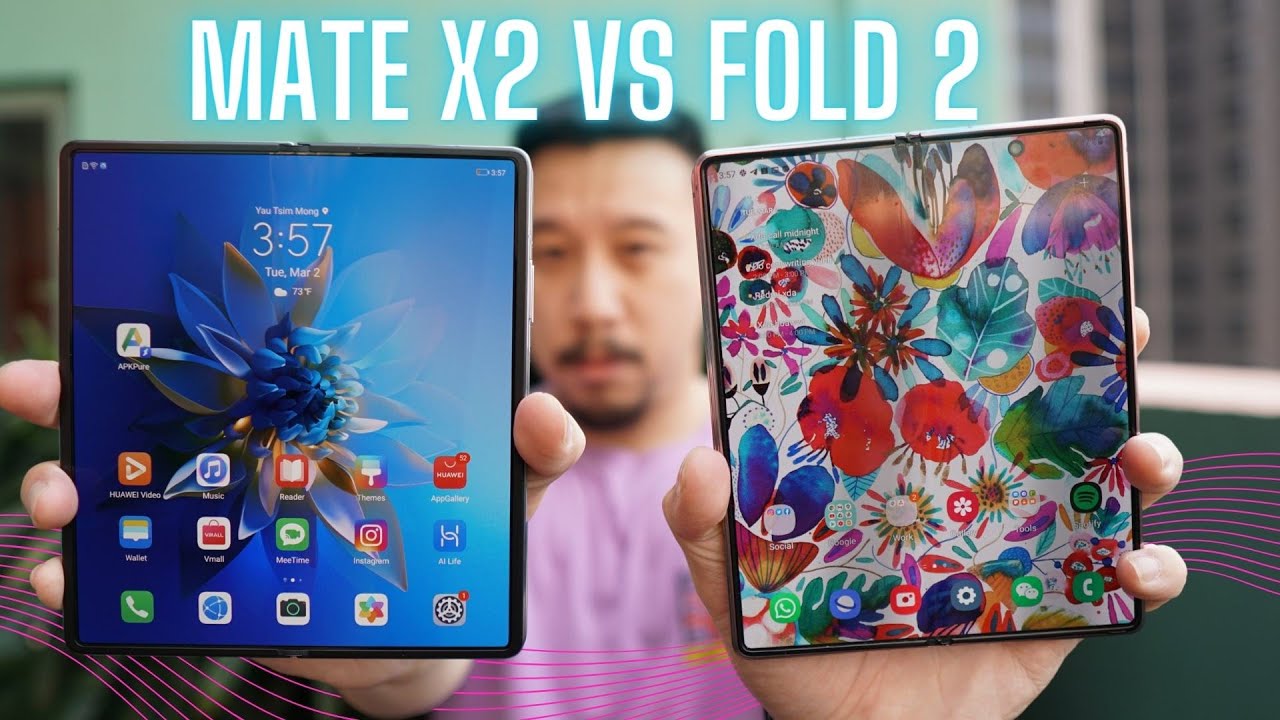 Huawei Mate X2 vs Galaxy Fold 2: A Hands-On