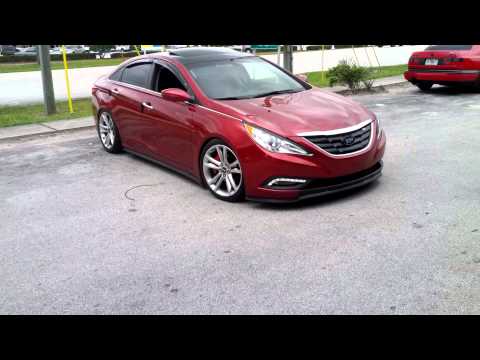 YF Sonata on d2racing coilovers