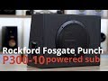 Rockford Fosgate Punch P300 10 Powered Subwoofer Crutchfield Video