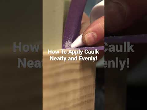 How To Apply Caulk Easily!