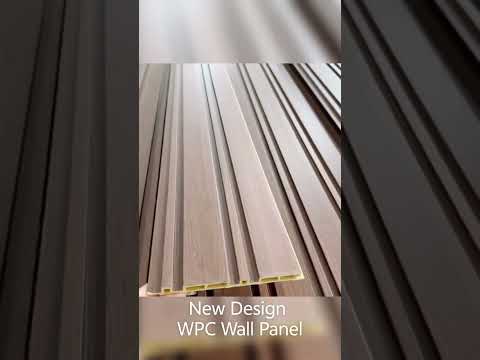 New design WPC Wall Panel #wallcoverings #wall #factory #buildingmaterials #wpcwallpanel #wood