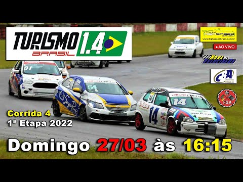TURISMO 1.4 BR | Corrida 4 - 1ª  Etapa 2022 | Ao Vivo