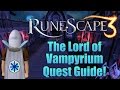 Runescape 3 The Lord Of Vampyrium Quest Guide