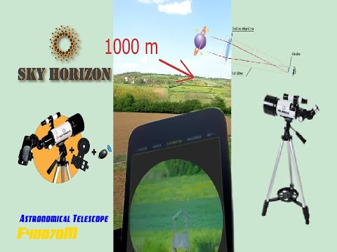 Kako postaviti adapter za telefon na astronomski teleskop f400 70m