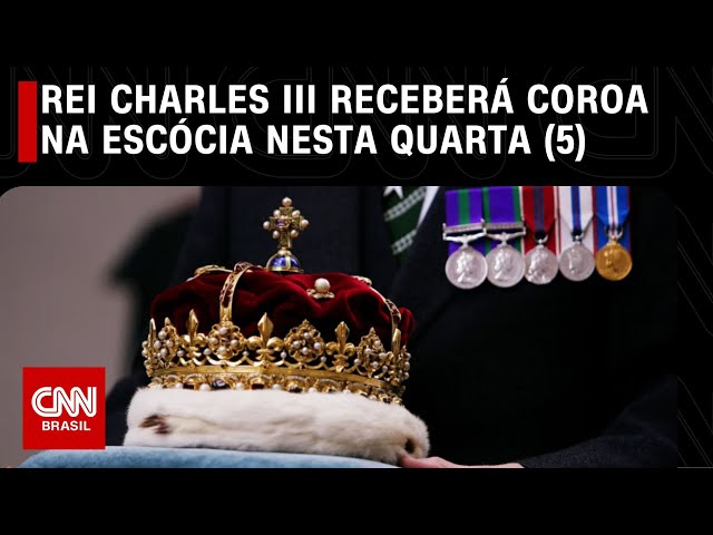 Rei Charles III receberá coroa na Escócia nesta quarta (5) | LIVE CNN