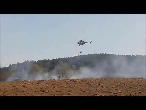 Pożar w miejscowości Łeknica  19.04.2019