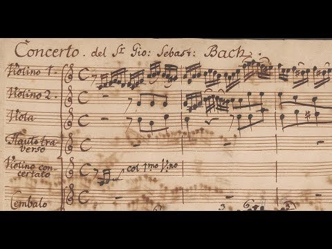 J.S. Bach - Concerto for Flute, Violin and Harpsichord, BWV 1044 (c. 1740)