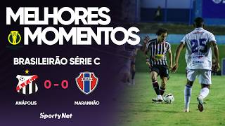 MARANHÃO SEGURA EMPATE FORA DE CASA E SEGUE SOMANDO! Tudo Igual em Goiás - Anápolis 0 x 0 Maranhão