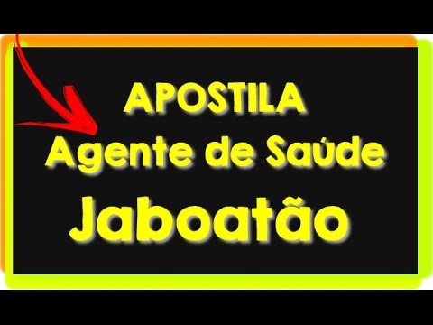 Apostilas da Cris - Agente de Saúde de Jaboatão dos Guararapes (ACS)
