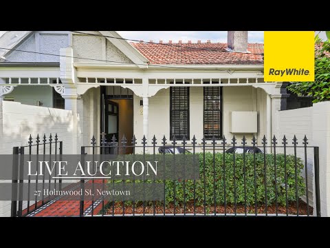 Ray White Erskineville Auction  | 27 Holmwood St, Newtown