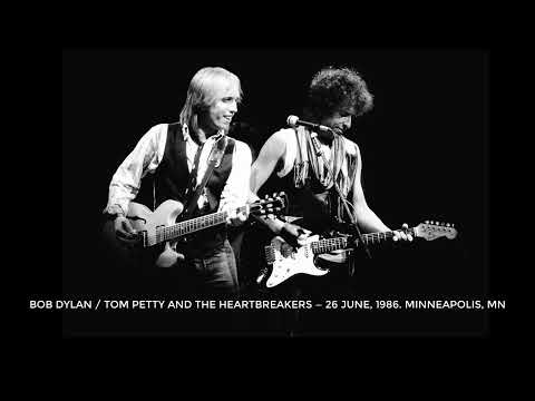 Bob Dylan and Tom Petty and the Heartbreakers. Minneapolis, MN. 26 June, 1986. Soundboard recording