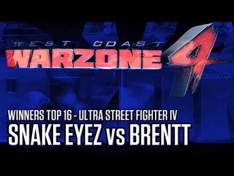 Snake Eyez (Zangief) vs. Brentt (Rufus) - Top 16 WINNERS - West Coast Warzone 4 - Ultra SF4