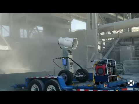 Makinex 16kW 480V Generator Powering a Fog Cannon | Compact Portable Power
