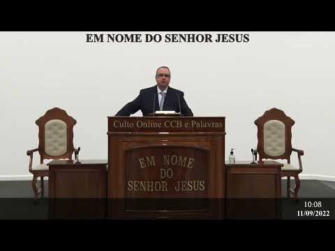 Santo Culto a Deus - DOMINGO - 11/09/2022 10:00
