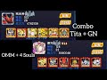 Vip 0 Team Combo Titamon GN Vs Omegamon Merciful 4Souls Digital Master Digital World