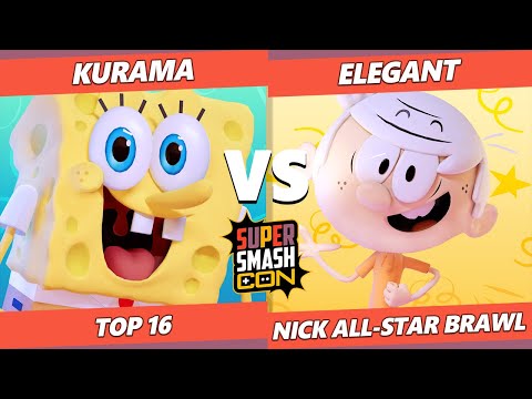 SSC Fall Fest NASB Top 16 - Kurama (Spongebob) Vs. Elegant (Lincoln) Nick All-Star Brawl Tournament