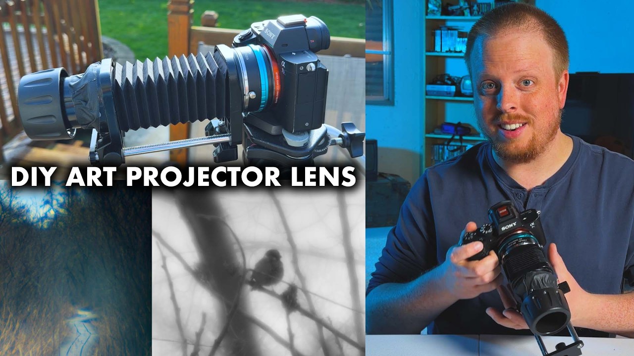 Turning an Art Projector into a DIY Camera Lens
