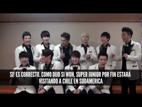 SALUDO OFICIAL SUPER JUNIOR - MUSIC BANK EN CHILE!