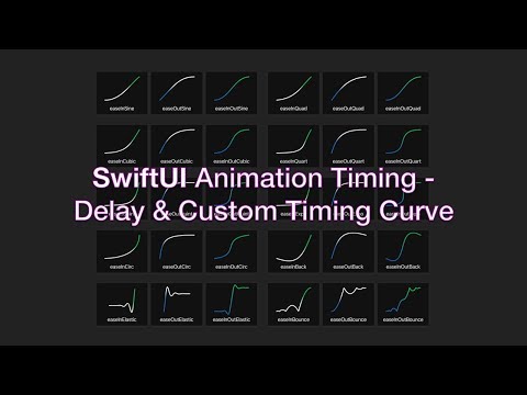 SwiftUI Animation Timing - Delay and Custom Timing Curve