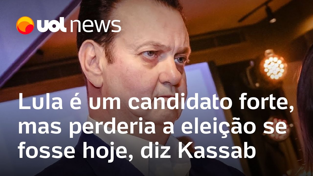 Lula é um candidato forte, mas perderia a eleição se fosse hoje, diz Kassab