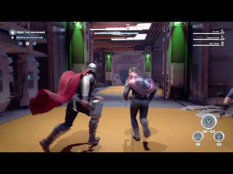 Avengers Walkthrough Get to Golden Strongbox Free the Inhumans Quest