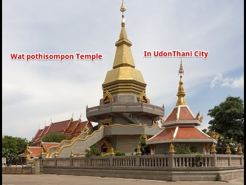 Wat Pothisomphon Templo budista do século 20 com plataforma de observação de três andares.