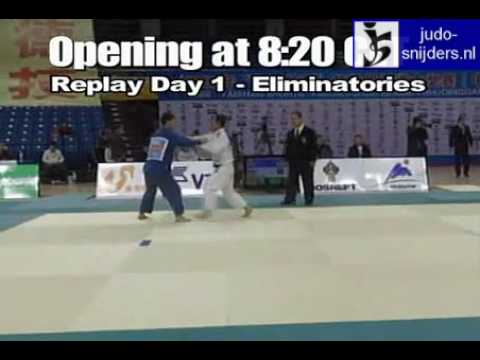 Judo 2009 GP Qingdao: Battgerel Battsetseg (MGL) - Hui Li (CHN) [-60kg].avi