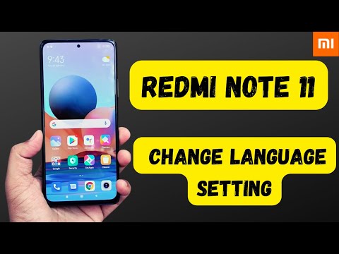 Redmi Note 11 : How to change language -- Default language