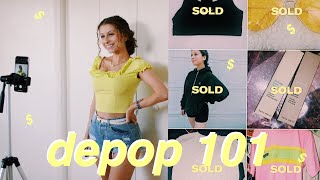 How to Sell Fast on DEPOP! (how i take pics, shipping, tips for beginners)