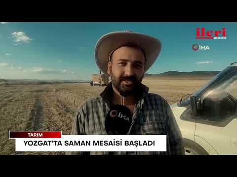 Yozgat’ta saman mesaisi başladı | İleri Gazetesi