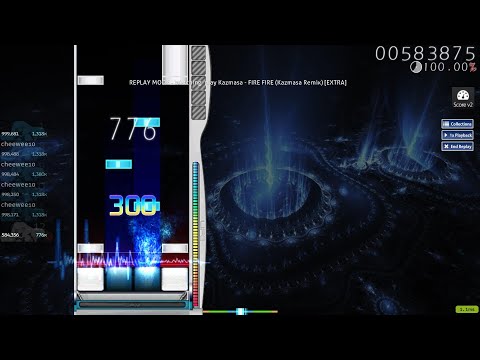 Kazmasa - FIRE FIRE (Kazmasa Remix) [Extra] | ScoreV2 | 999,681