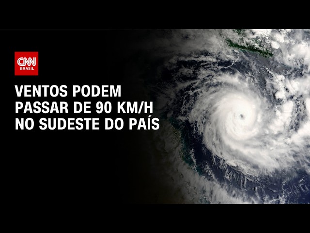 Alerta intensificado: ciclone vai provocar ventos de 100 km/h em SP e no RJ  | CNN NOVO DIA