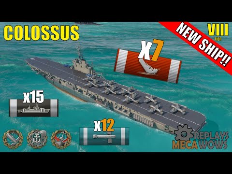 NEW SHIP!! Colossus 7 Kills & 191k Damage | World of Warships Gameplay