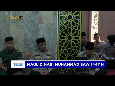 POLDA SULAWESI TENGGARA GELAR DOA BERSAMA PERINGATI MAULID NABI MUHAMMAD SAW 1447 H