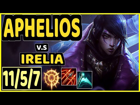 NISQY (APHELIOS) vs IRELIA - 11/5/7 KDA MID CHALLENGER GAMEPLAY - EUW