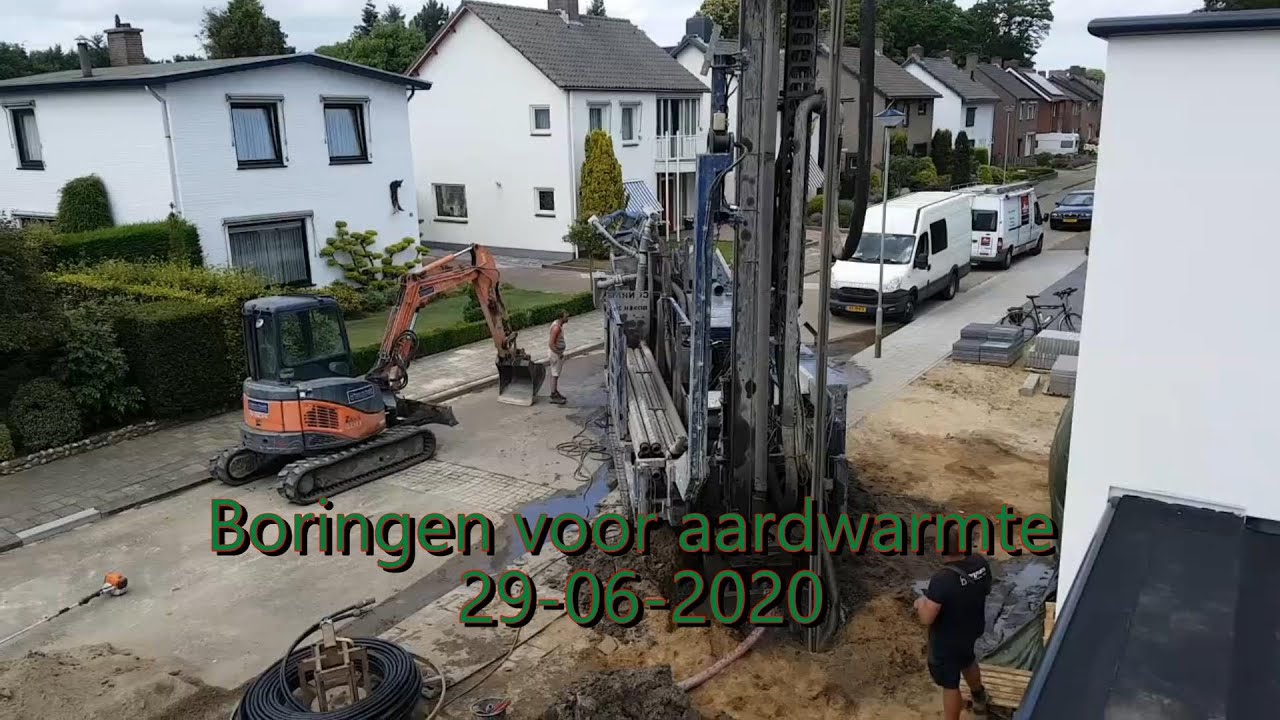 Boringen voor aardwarmte