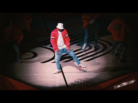 RIP CITY CREW | Portland Trail Blazers Acrobats | Orlando vs Portland | December 20, 2019