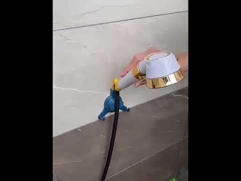 ShowerHook сине-жёлтый гибкий держатель для душевой лейки - фото 1 - id-p1962889585