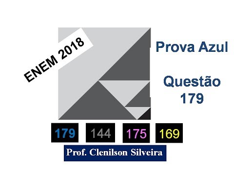 Enem 2018 | 2 dia | Cad. azul | Questão 179