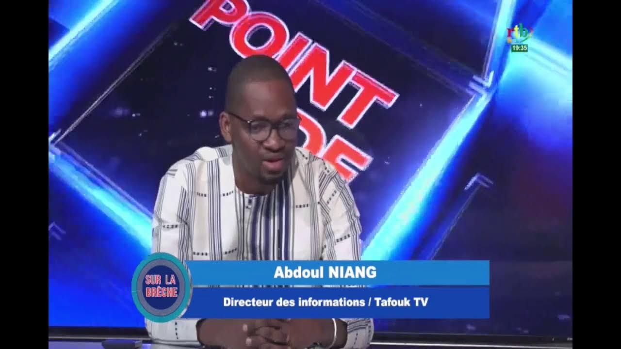 RTB- "Sur la Brèche"  reçoit ce 04 octobre 2026 Abdoul Niang, Directeur de l'Information à Kafouk TV