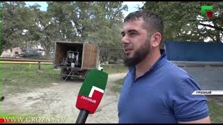 На 35 и 56 участках Грозного завершают прокладку коммуникаций