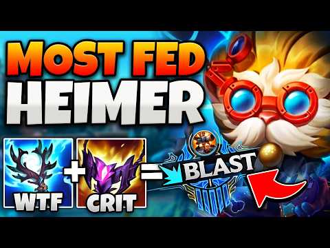THE MOST FED GAME OF HEIMERDINGER YOU'LL EVER SEE! (TURRETS WERE ONE SHOTTING)
