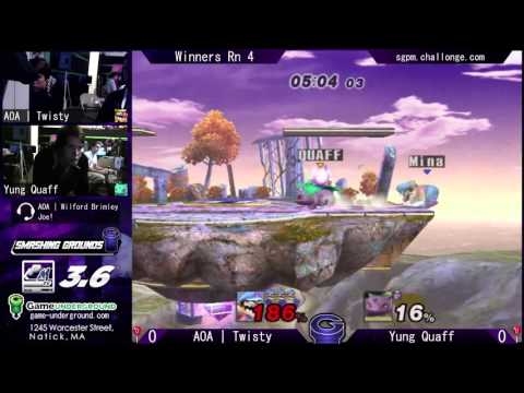 SG at GU 9.5: Project M 3.6 - AOA| Twisty (Wario) vs. Yung Quaff (Ivysaur)