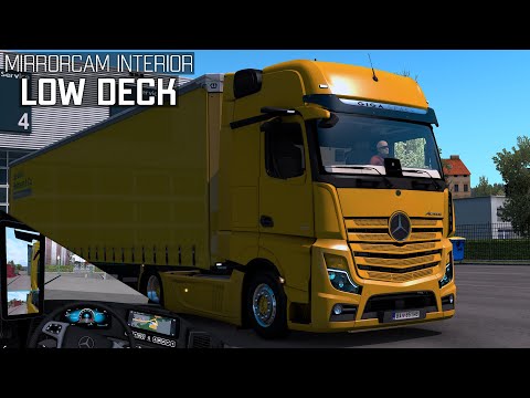 ETS2 1.38 - 2019 Mercedes-Benz Actros - MirrorCam Interior - Realistic EVR Sound - AMAZING TRUCK MOD