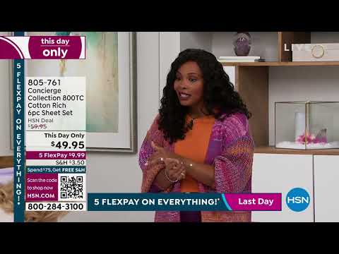 HSN | Not Just White Sale  - Concierge Collection 01.16.2023 - 03 PM