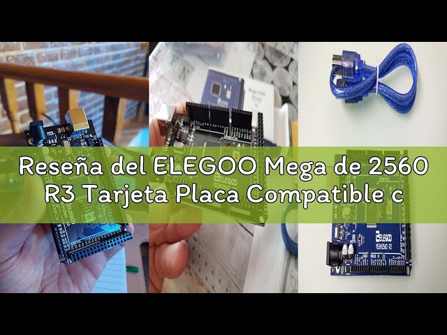 Vídeo relacionado con ELEGOO Mega de 2560 R3 Tarjeta Placa Compatible con Arduino IDE con Microcontrolador Basada en el Mega con USB Cable Azul Versión Mega Kit